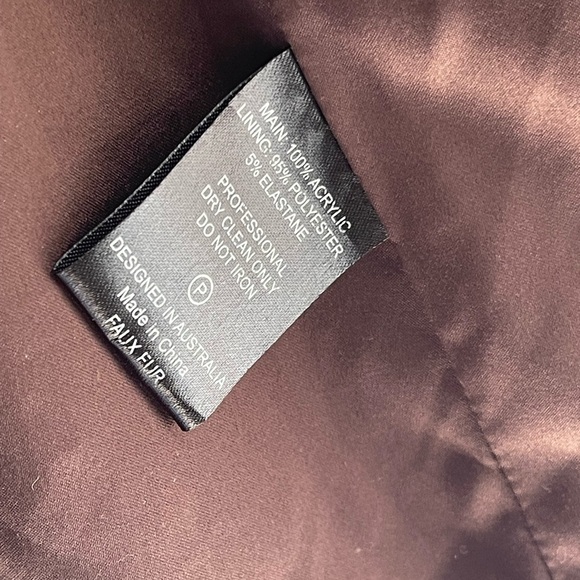 Unreal Fur Fame Faux Fur Brown Jacket - Picture 12 of 13